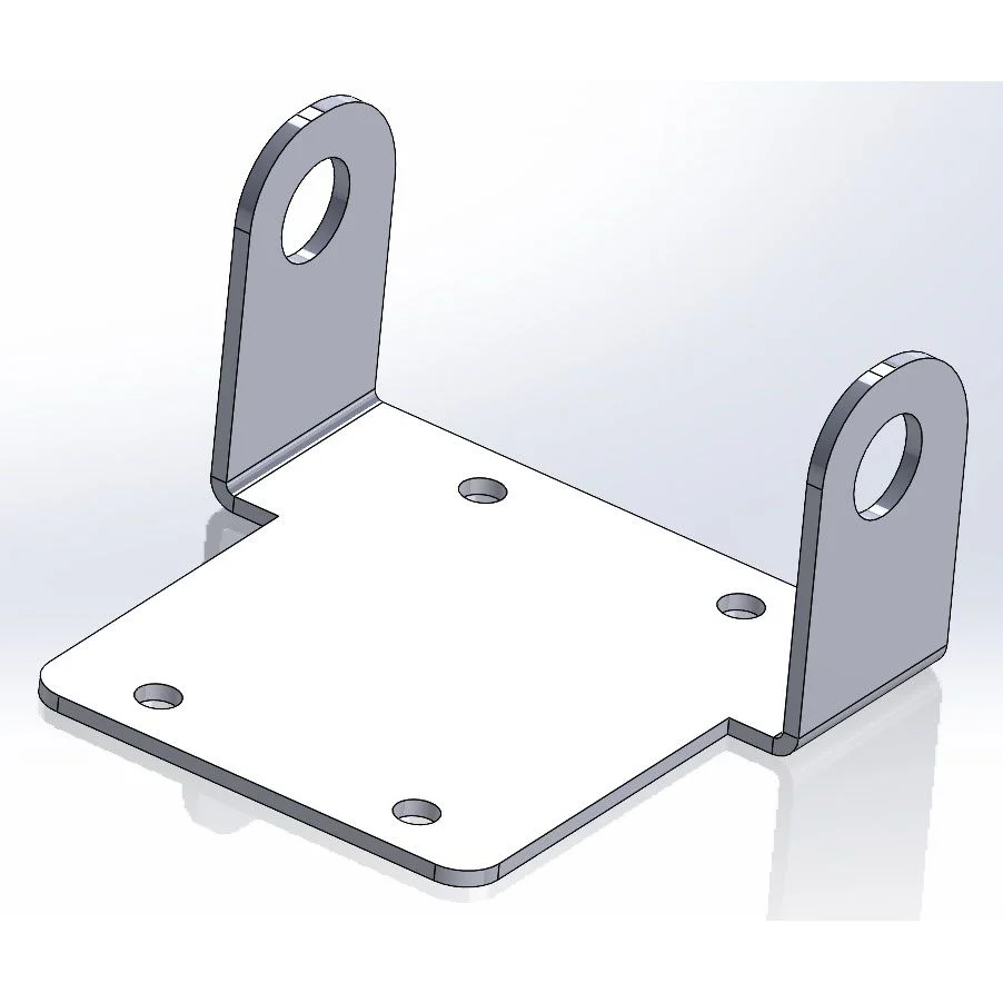 Wheeley Bar "Half bracket" Tie Down Bracket Kit